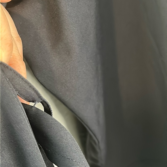 🗓️ Double-breasted Trench Coat in Navy Blue - Picture 7 of 11